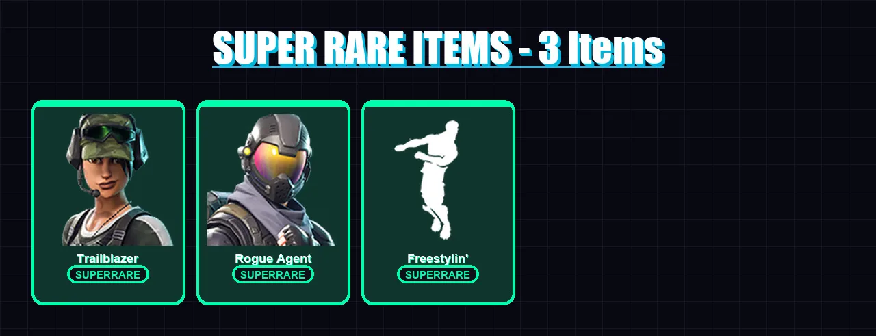 [PC/XBOX] | Trailblazer | Rogue Agent | Geralt of Rivia | Mary Jane Watson | Polar Peely | 14 skin | 11 pickaxe | 16 emote | 17 glider | Lv199