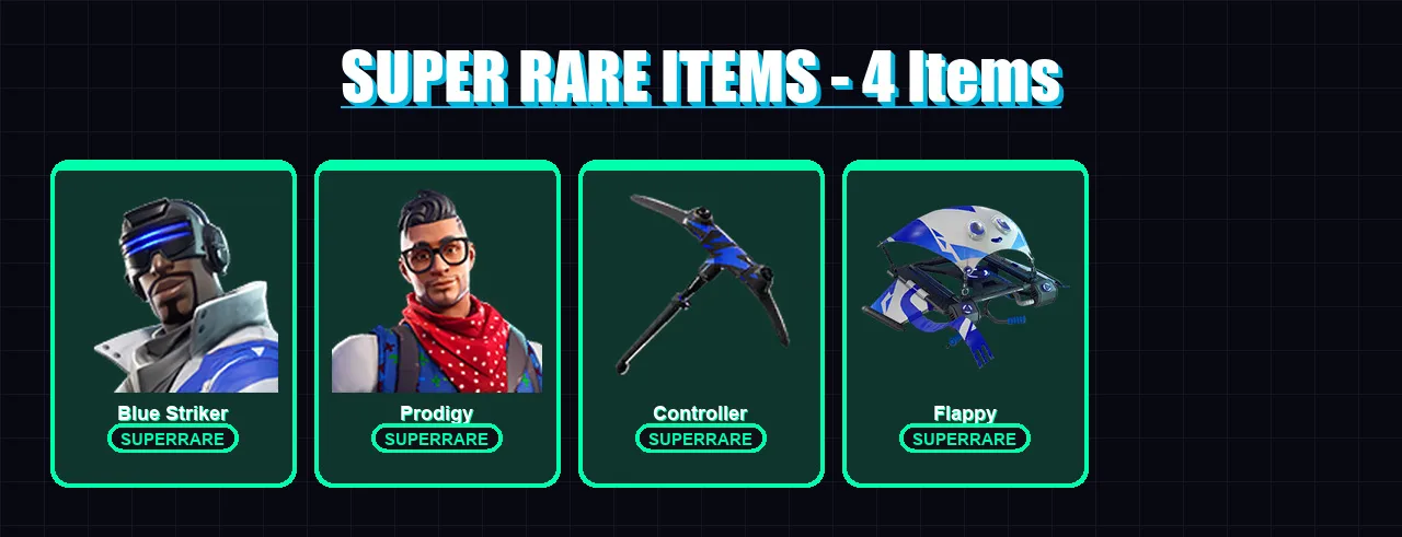 [PS4/PS5/XBOX/PC] | Blue Striker | Prodigy | Mandalorian | Kymera | Snap | 18 skin | 23 pickaxe | 13 emote | 18 glider | Lv246