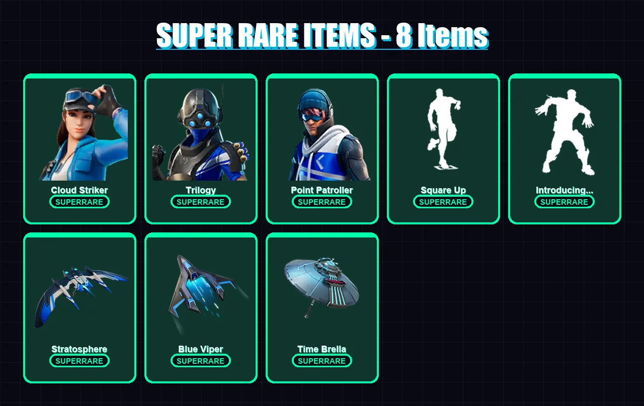 [PC/XBOX] | Cloud Striker | Trilogy | Point Patroller | Gear Specialist Maya | Peter Griffin | 71 skin | 137 pickaxe | 76 emote | 106 glider | Lv145