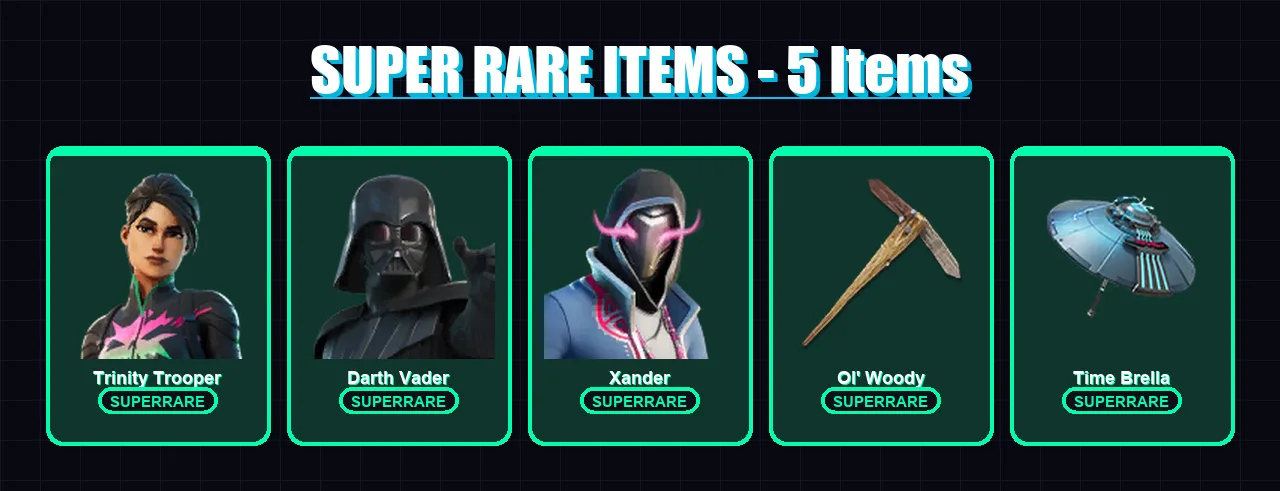 [PC/PSN] | Trinity Trooper | Darth Vader | Xander | Snap | Blaze | 104 skin | 167 pickaxe | 119 emote | 140 glider | Lv3006