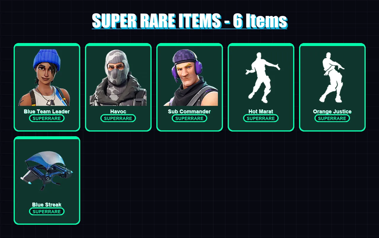 [PC/XBOX/PSN] | Blue Team Leader | Havoc | Sub Commander | Sorana | Ruin | 40 skin | 35 pickaxe | 49 emote | 43 glider | Lv540 — Fortnite account