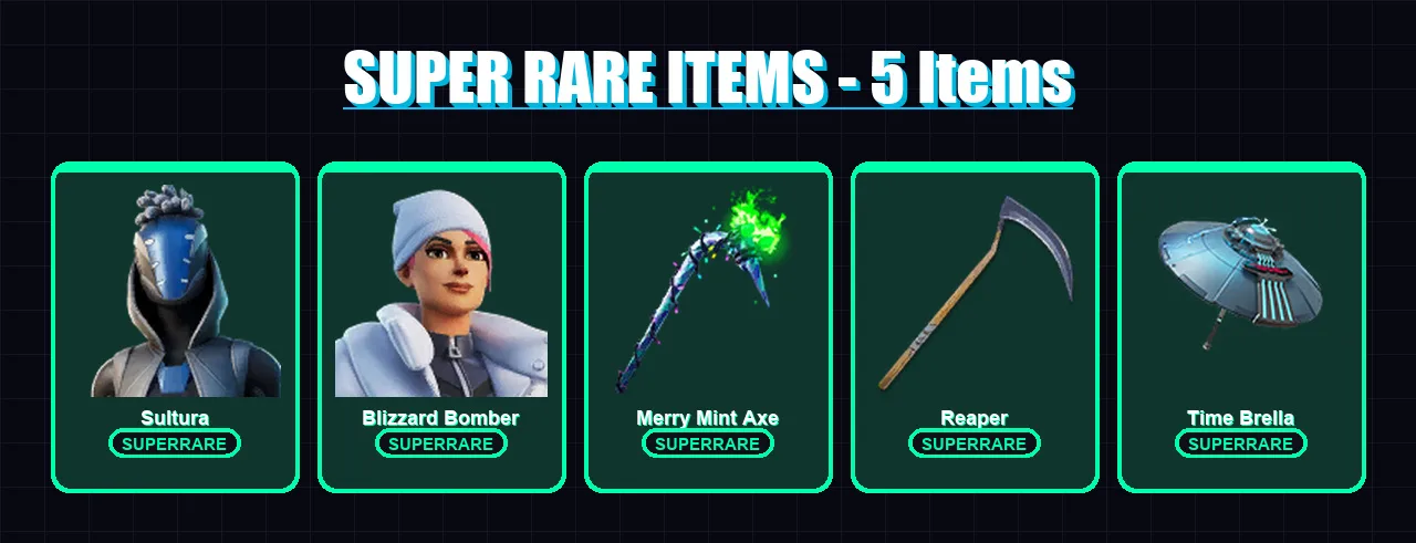 [PS4/PS5/PC] | Sultura | Blizzard Bomber | Spectra Knight | Hybrid | Omegarok | 148 skin | 216 pickaxe | 160 emote | 176 glider | Lv3293