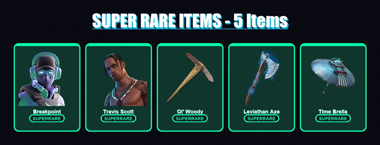 [PS4/PS5/XBOX/PC] | Breakpoint | Travis Scott | Catalyst | Omegarok | Lynx | 174 skin | 188 pickaxe | 128 emote | 156 glider | Lv2262
