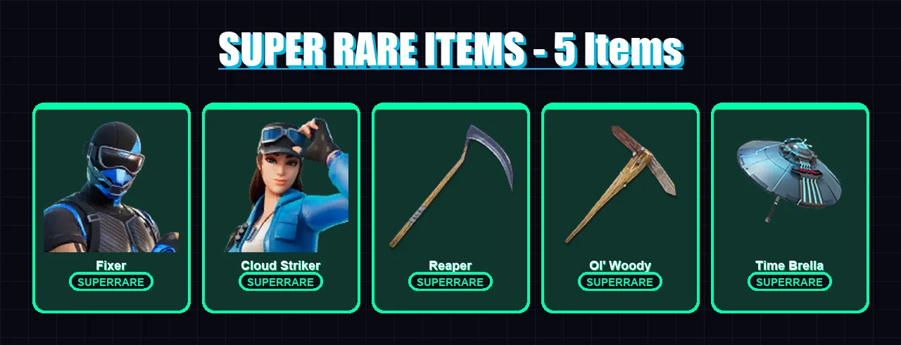 [PS4/PS5/XBOX/PC] | Fixer | Cloud Striker | Torin | Mecha Cuddle Master | Joey | 131 skin | 138 pickaxe | 103 emote | 98 glider | Lv1662