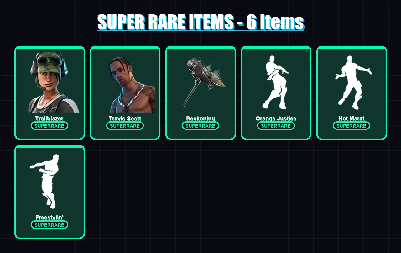 [PS4/PS5/XBOX/PC] | Trailblazer | Travis Scott | Enforcer | Gear Specialist Maya | Carbide | 81 skin | 97 pickaxe | 106 emote | 89 glider | Lv1437