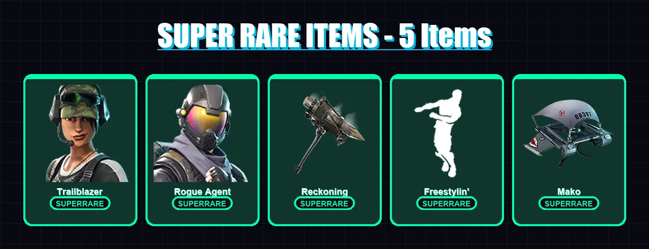 [PC/PSN] | Trailblazer | Rogue Agent | Ragnarok | Enforcer | Drift | 13 skin | 8 pickaxe | 11 emote | 13 glider | Lv153
