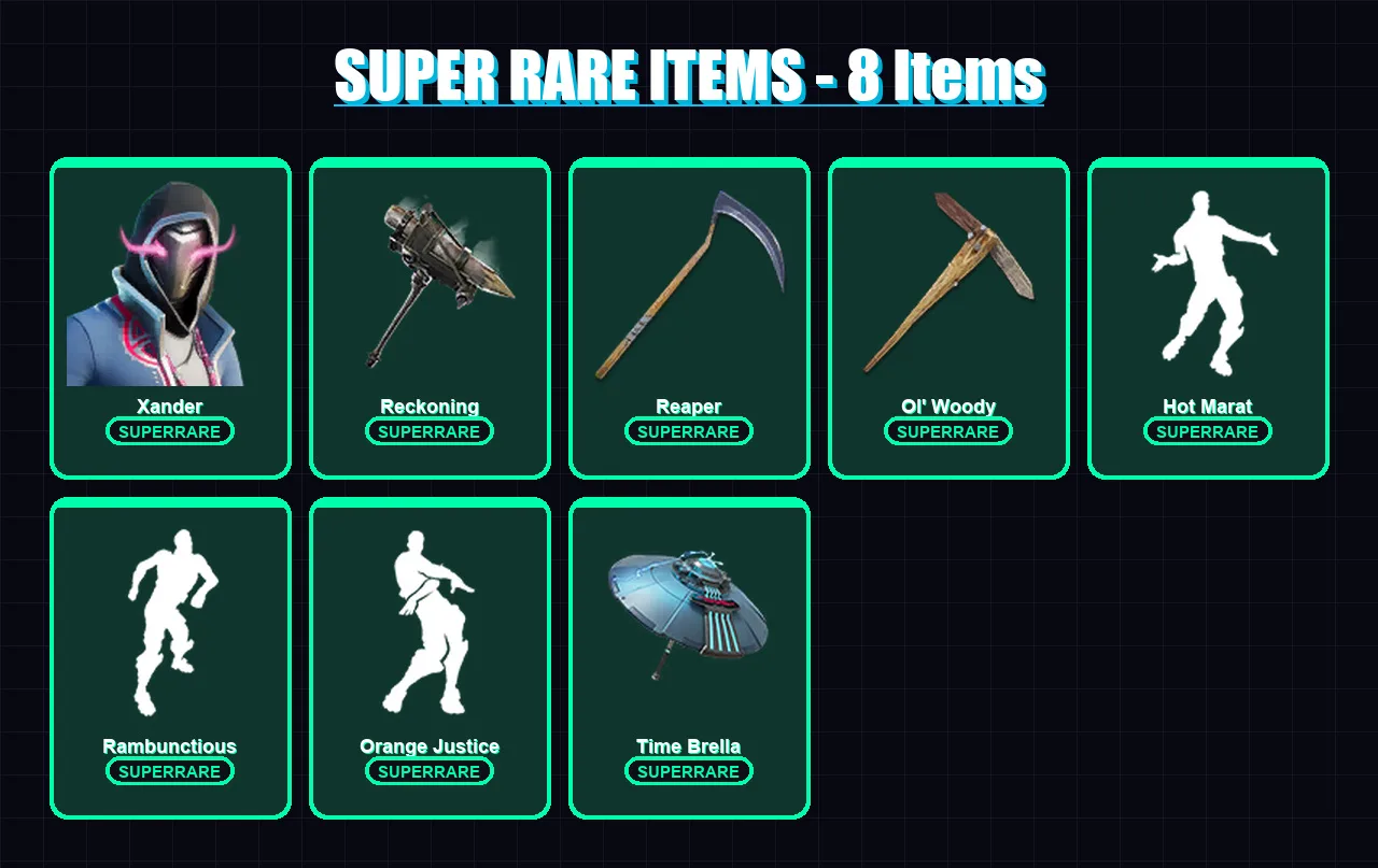 [PC/XBOX/PSN] | Xander | Era | Raz | Singularity | Wukong | 199 skin | 177 pickaxe | 161 emote | 143 glider | Lv1492