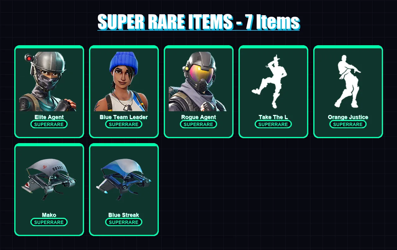 [PC/XBOX/PSN] | Elite Agent | Blue Team Leader | Rogue Agent | Dark Voyager | Carbide | 13 skin | 7 pickaxe | 11 emote | 13 glider | Lv146