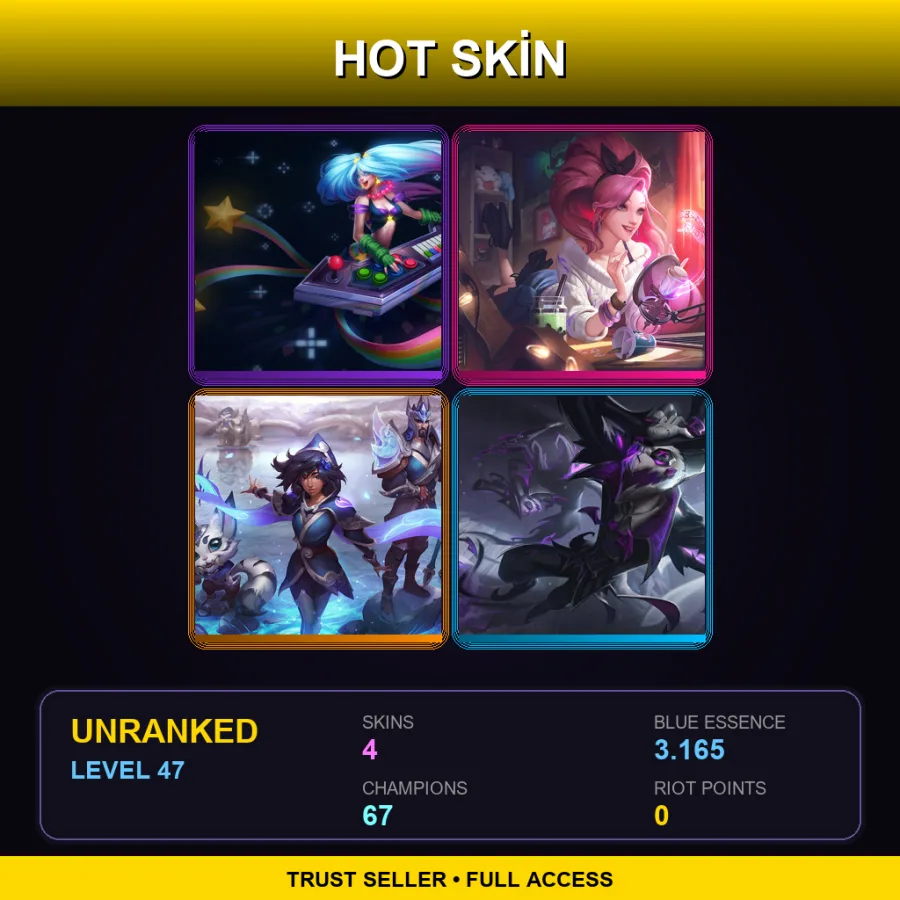 VN | Lv47 | Unranked | 4 Skin | 67 Champ — Ssg Gnar