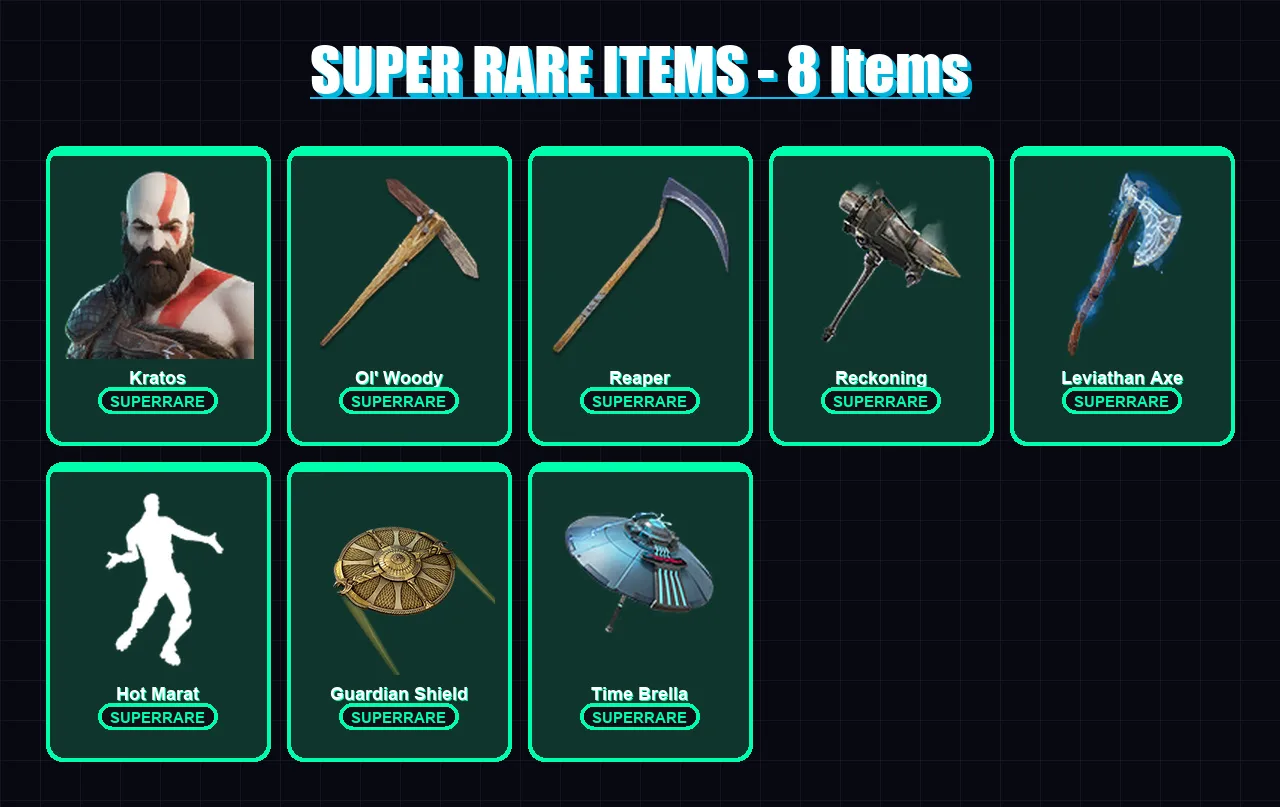 [PC/XBOX/PSN] | Kratos | Fade | Catalyst | Fusion | Sentinel | 313 skin | 310 pickaxe | 223 emote | 201 glider | Lv2176