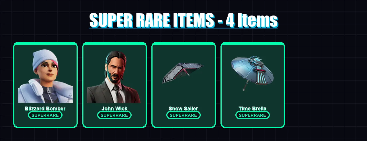 [PS4/PS5/XBOX/PC] | Blizzard Bomber | John Wick | Piccolo | Deadeye | Backlash | 404 skin | 373 pickaxe | 566 emote | 188 glider | Lv3592