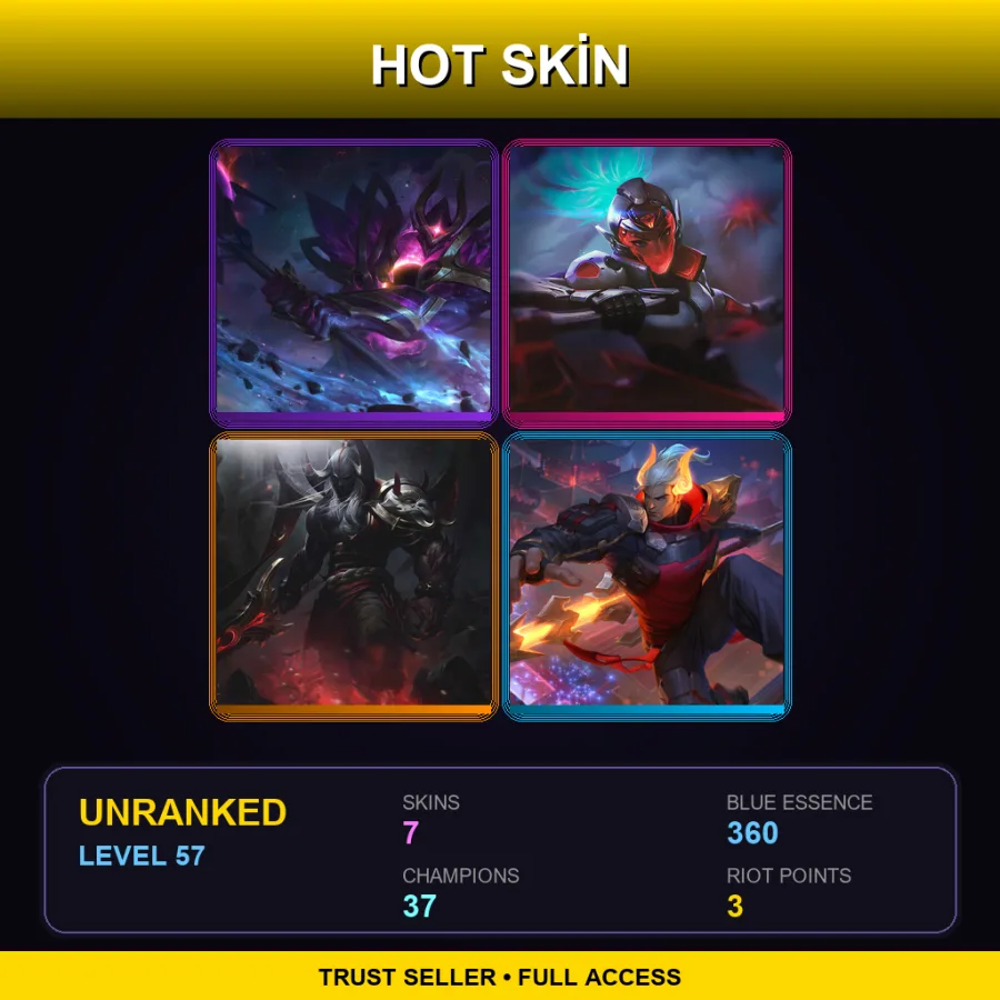 EUW | Lv57 | Unranked | 7 Skin | 37 Champ — Crime City Miss Fortune