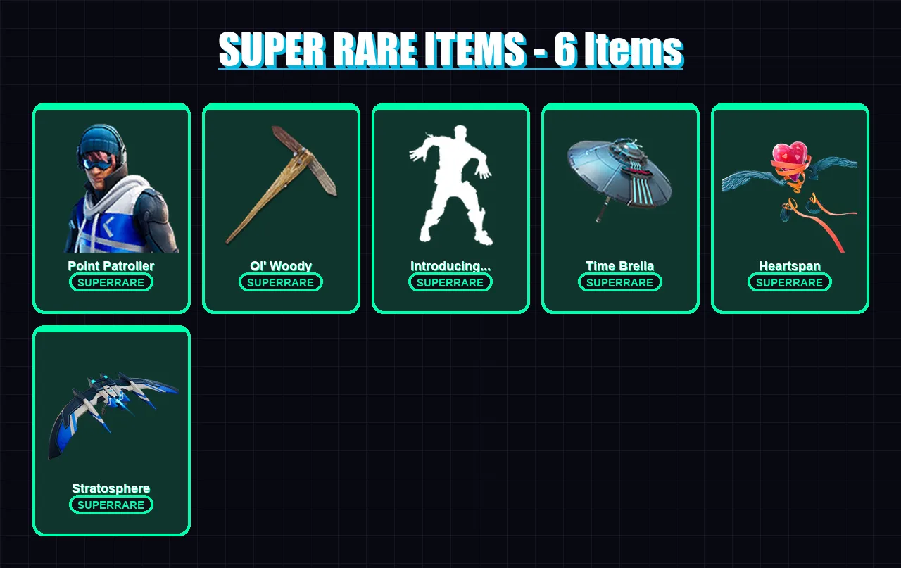 [PC/XBOX] | Point Patroller | Son Goku | Rox | Hades | Ruin | 134 skin | 150 pickaxe | 132 emote | 135 glider | Lv1947