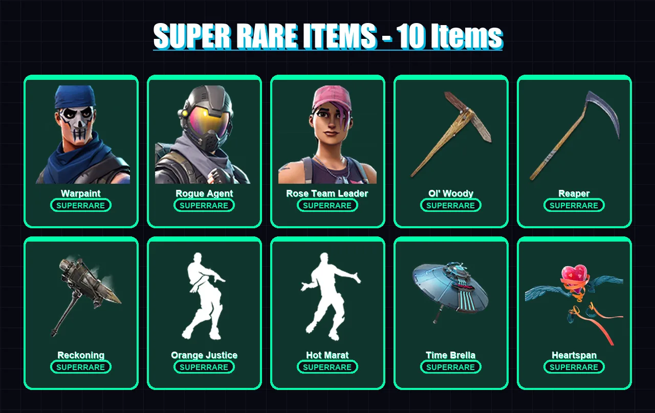[PC/PSN] | Warpaint | Rogue Agent | Rose Team Leader | Sentinel | Midas | 170 skin | 204 pickaxe | 183 emote | 180 glider | Lv2838