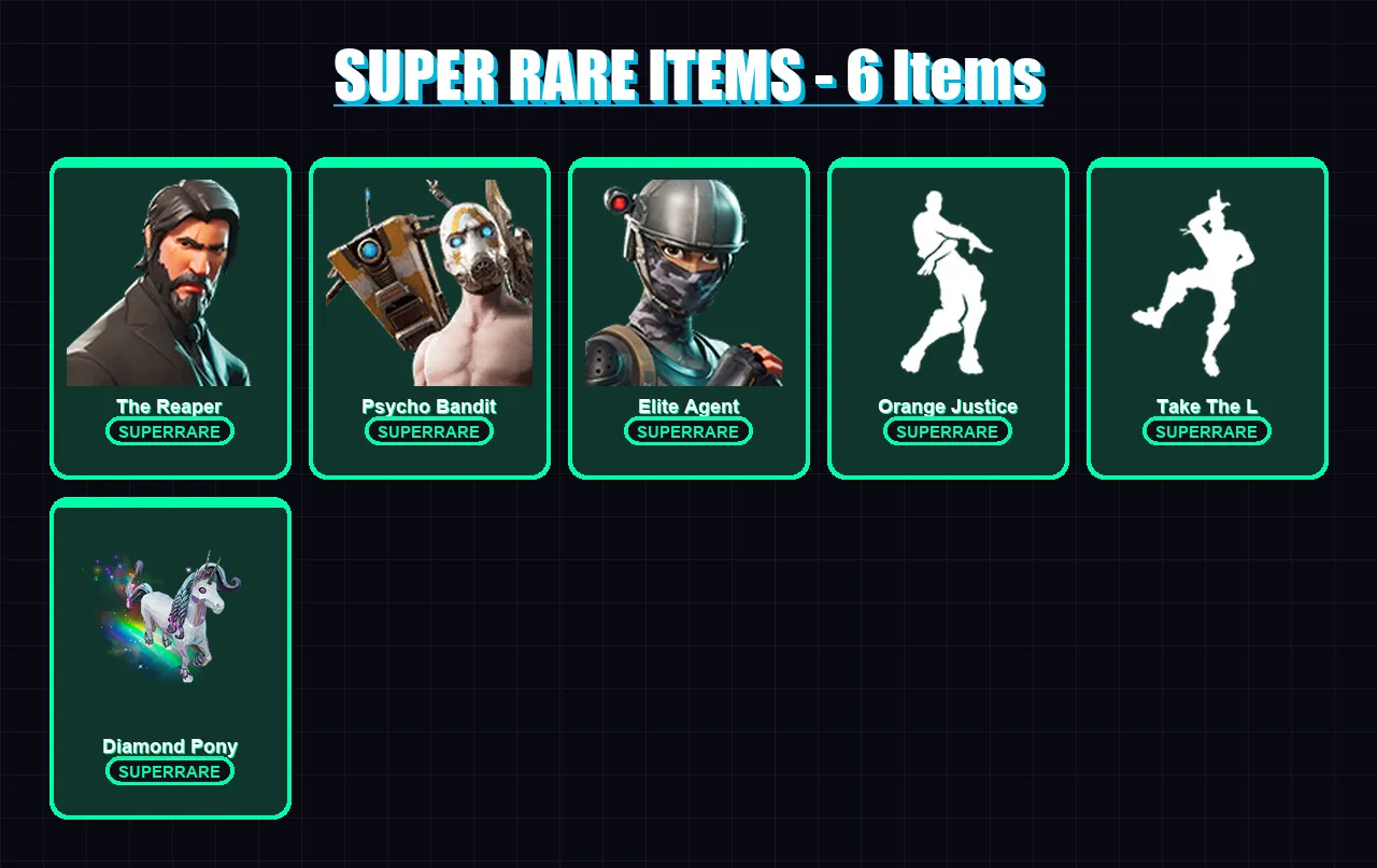 [PS4/PS5/XBOX/PC] | The Reaper | Psycho Bandit | Elite Agent | Zenith | The Visitor | 34 skin | 36 pickaxe | 35 emote | 34 glider | Lv452 — Fortnite account