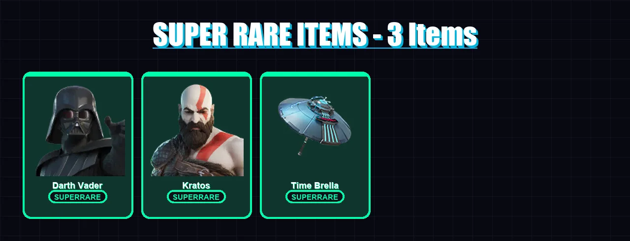 [PC/XBOX/PSN] | Darth Vader | Kratos | Snap | Peter Griffin | Blaze | 125 skin | 128 pickaxe | 95 emote | 102 glider | Lv1648