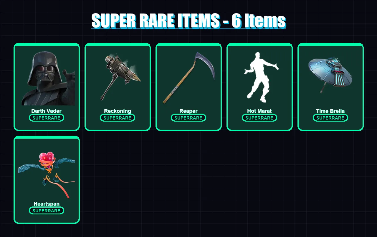 [PC/PSN] | Darth Vader | Hybrid | Catalyst | Rox | Zenith | 44 skin | 59 pickaxe | 62 emote | 61 glider | Lv884