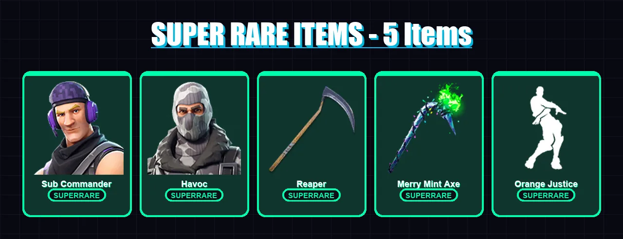 [PC/XBOX] | Sub Commander | Havoc | Eternal Knight | Gear Specialist Maya | Frozen Raven | 54 skin | 49 pickaxe | 59 emote | 50 glider | Lv990