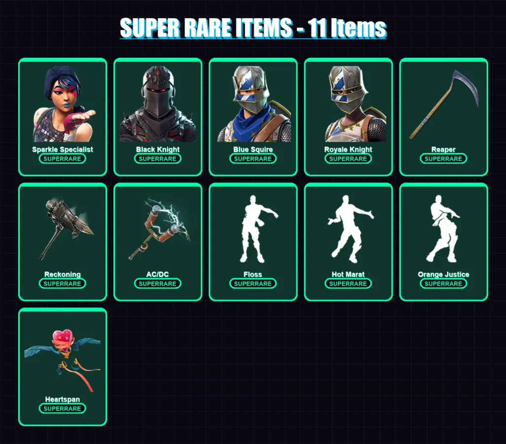 [PC/PSN] | Sparkle Specialist | Black Knight | Blue Squire | 74 skin | Lv1195