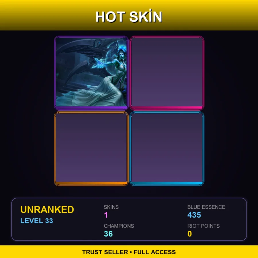 LAS | Lv33 | Unranked | 1 Skin | 36 Champ