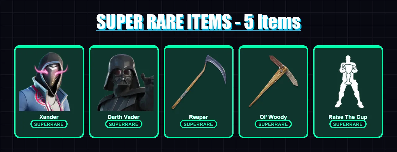 [PC/XBOX/PSN] | Xander | Darth Vader | Fade | Malik | Eternal Knight | 60 skin | 78 pickaxe | 57 emote | 63 glider | Lv882