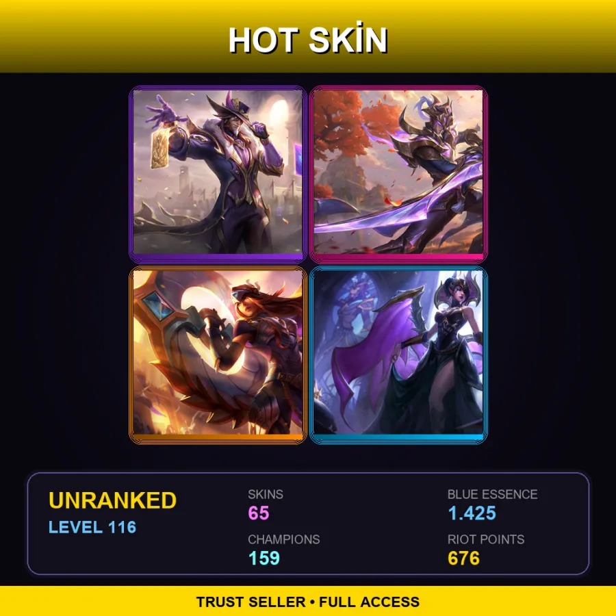 EUNE | Lv116 | Unranked | 65 Skin | 159 Champ — Debonair Zed