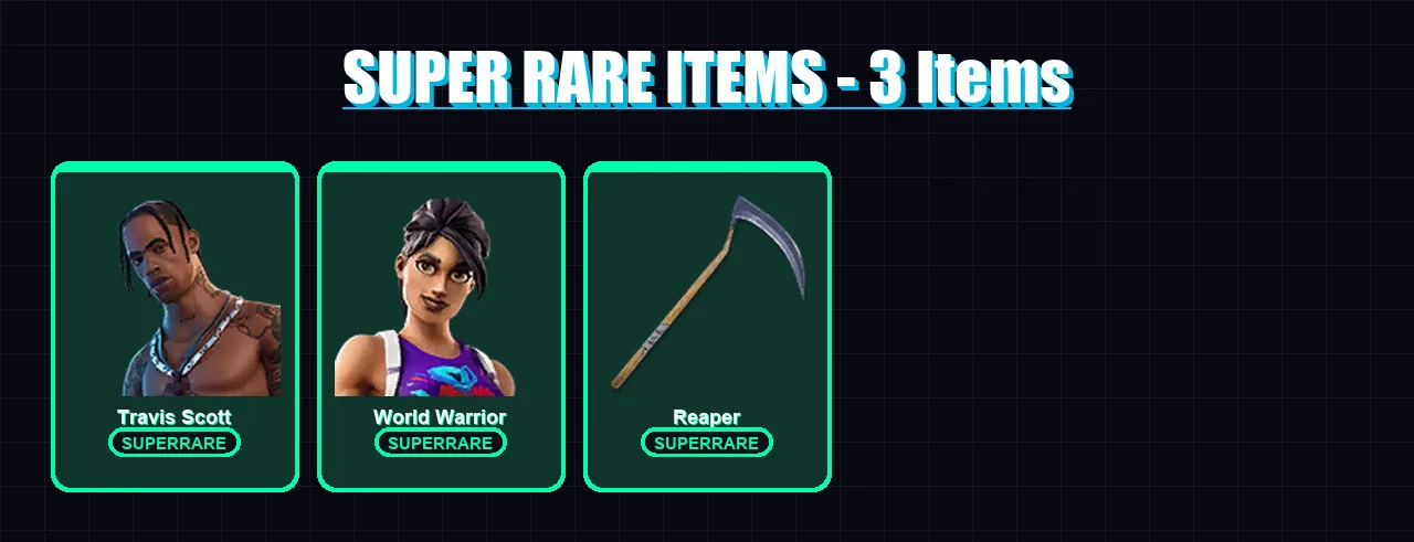 [PC/XBOX/PSN] | Travis Scott | World Warrior | Menace | Deadpool | Midas | 65 skin | 57 pickaxe | 60 emote | 57 glider | Lv816