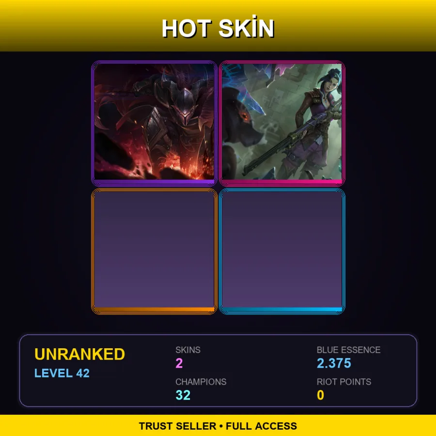 LAS | Lv42 | Unranked | 2 Skin | 32 Champ with Kai'Sa