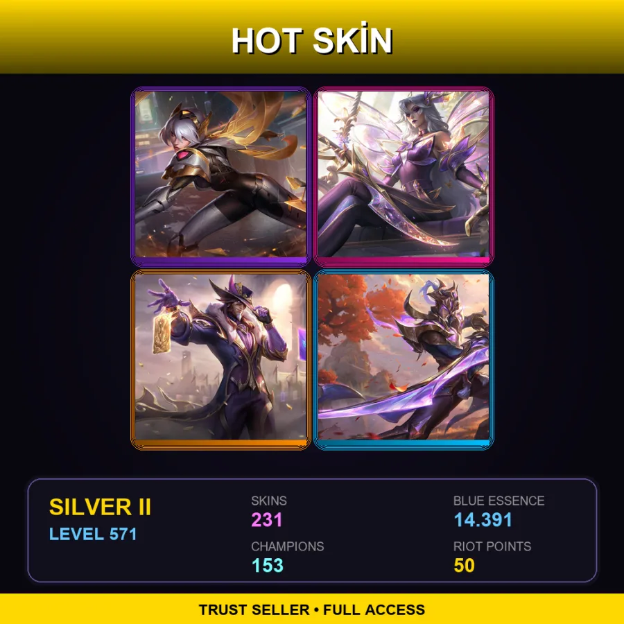 ME | Lv571 | Silver II | 231 Skin | 153 Champ