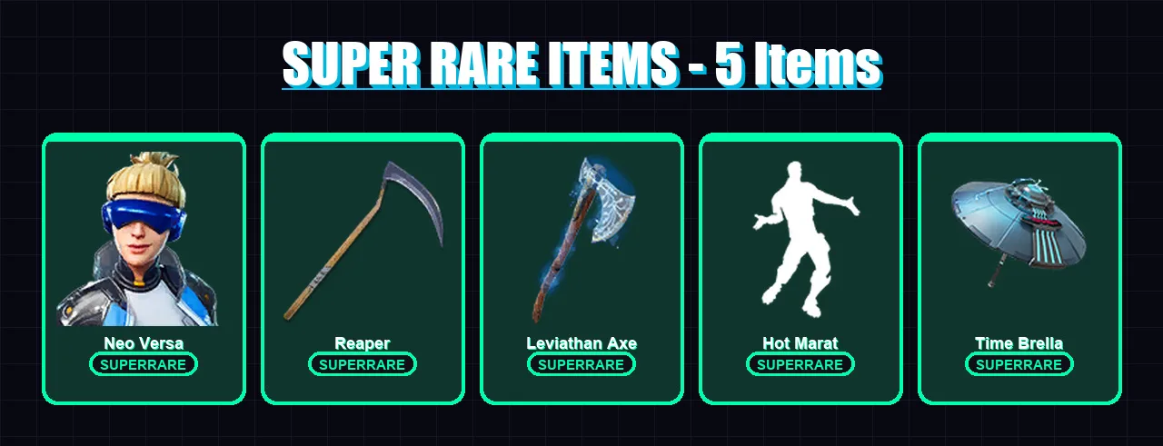 [PC/XBOX] | Neo Versa | Predator | Alli | Raz | The Scientist | 78 skin | 112 pickaxe | 88 emote | 106 glider | Lv1985