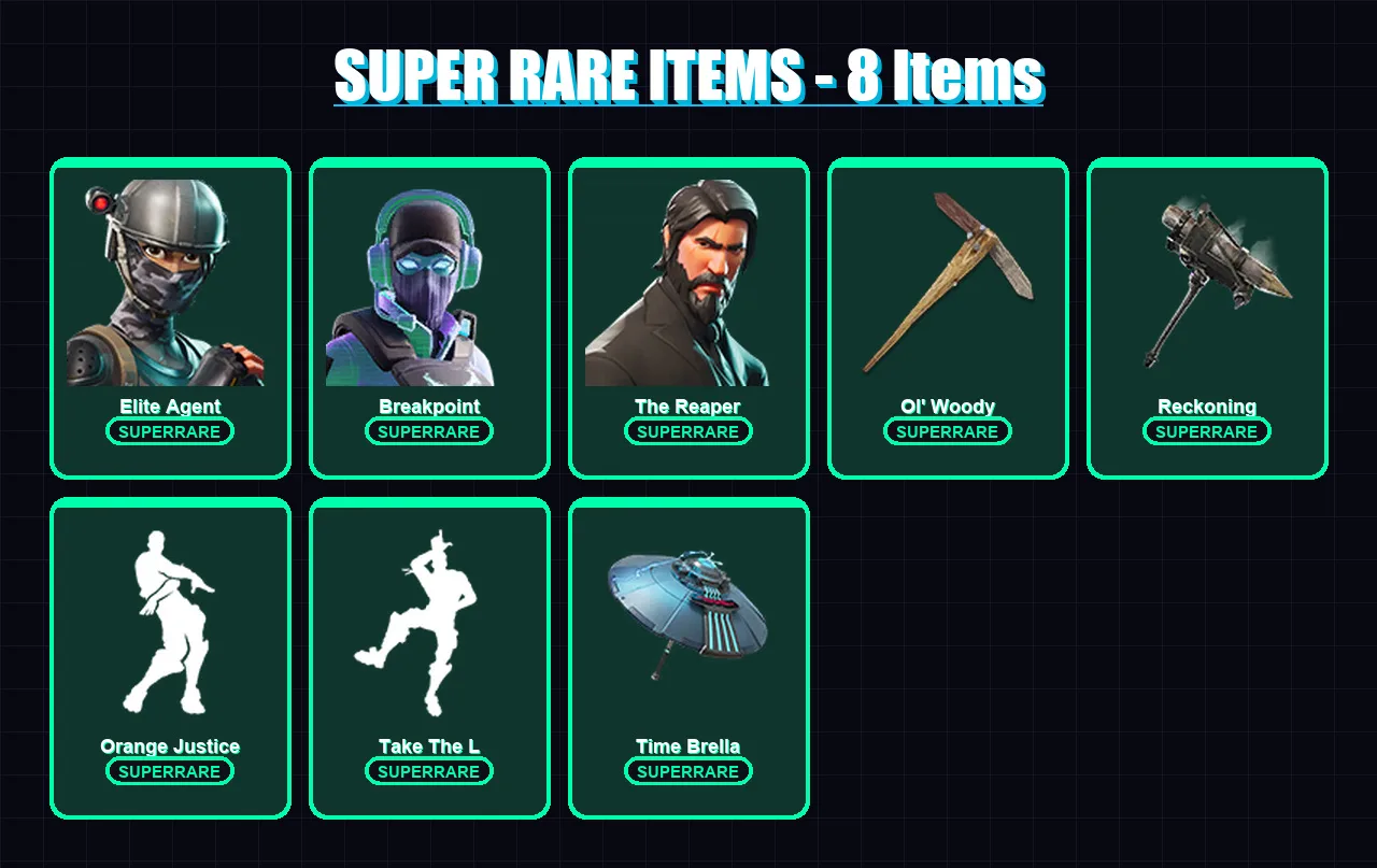 [PC/XBOX/PSN] | Elite Agent | Breakpoint | The Reaper | Catalyst | Midas | 142 skin | 144 pickaxe | 154 emote | 136 glider | Lv2166 — Fortnite account