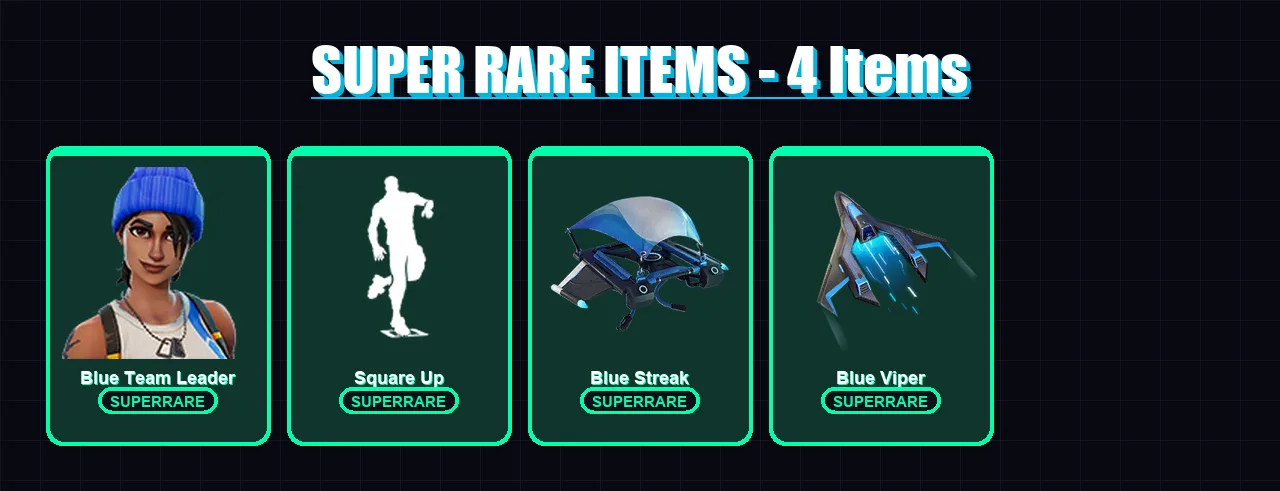 [PS4/PS5/XBOX/PC] | Blue Team Leader | Ronin | Shanta | Snow Stealth Slone | Aftermath | 6 skin | 10 pickaxe | 2 emote | 9 glider | Lv46