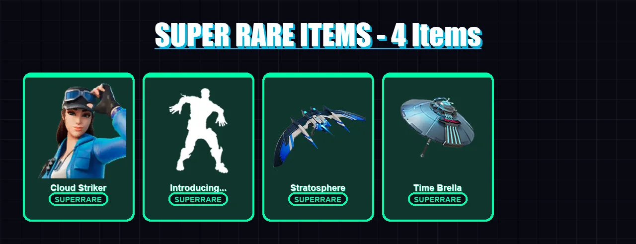 [SWITCH/XBOX/PC] | Cloud Striker | Luxe | Ruin | Hybrid | Lynx | 34 skin | 58 pickaxe | 63 emote | 53 glider | Lv758