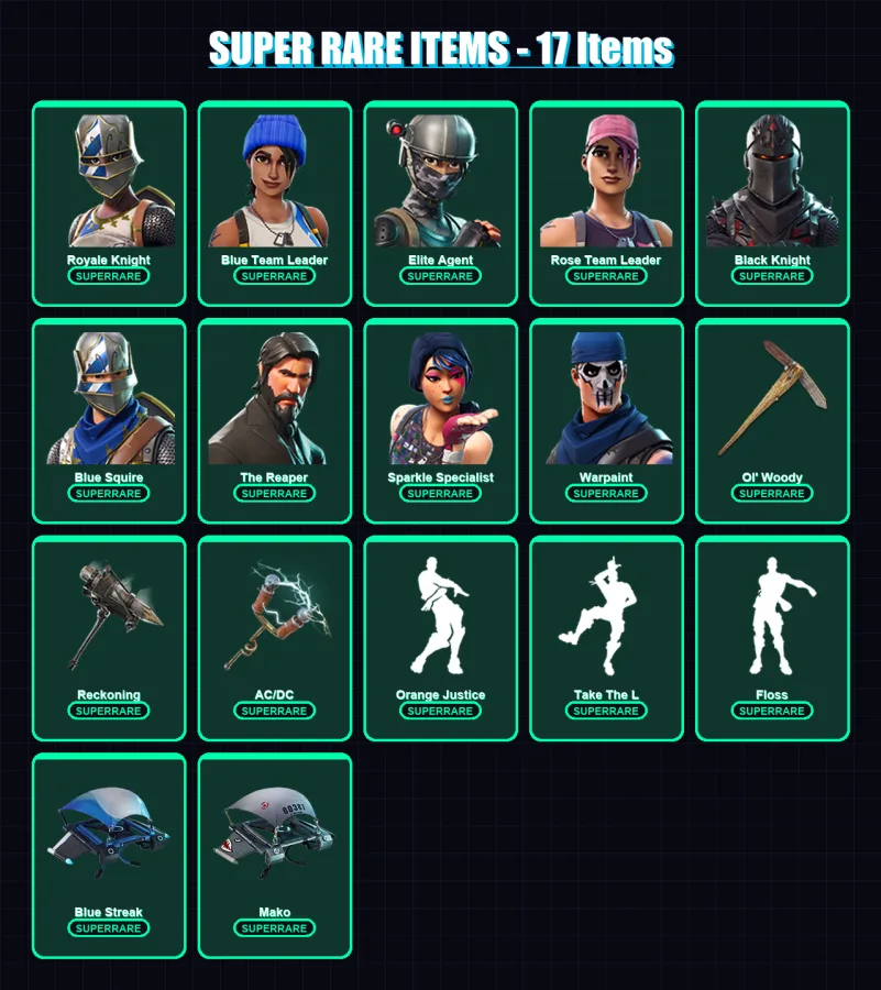 [PC/XBOX/PSN] | Royale Knight | Blue Team Leader | Elite Agent | 93 skin | Lv1404