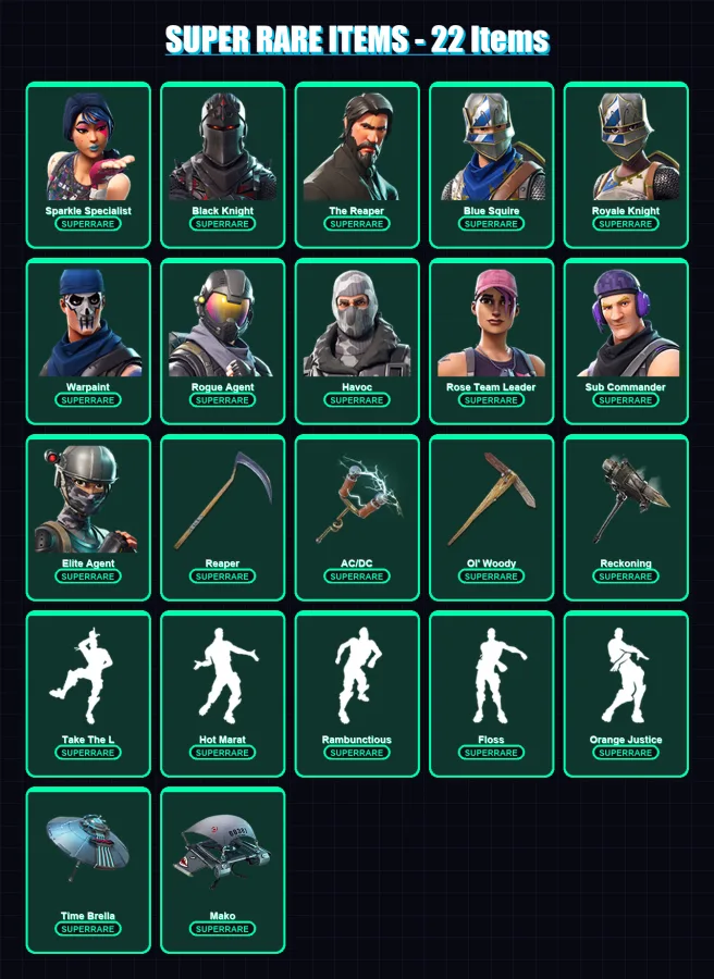 [PC/XBOX/PSN] | Sparkle Specialist | Black Knight | The Reaper | 159 skin | Lv3384