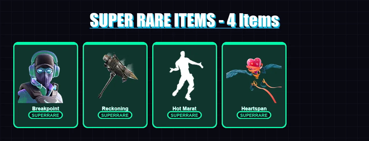 [PC/XBOX/PSN] | Breakpoint | Singularity | Catalyst | Paradigm (Reality-659) | Calamity | 153 skin | 137 pickaxe | 107 emote | 98 glider | Lv1652