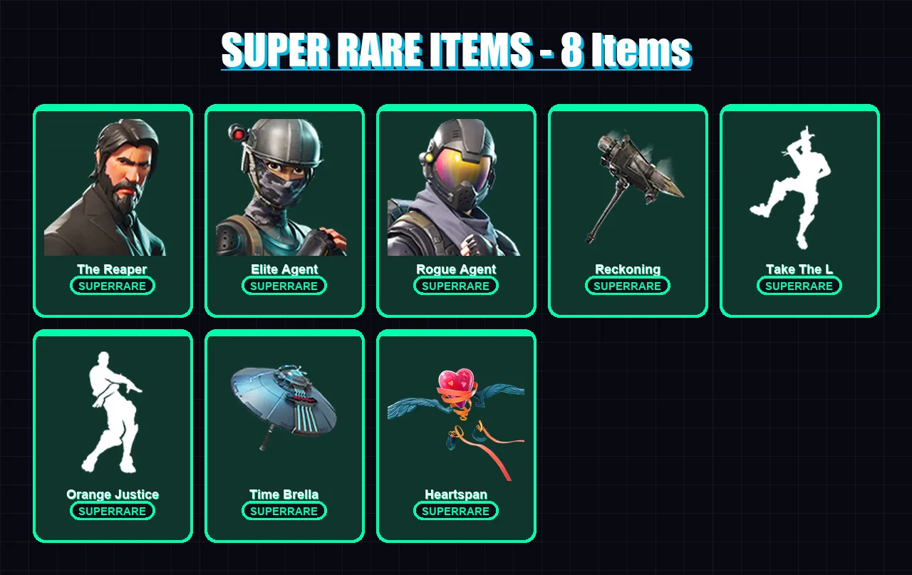 [PC/XBOX/PSN] | The Reaper | Elite Agent | Rogue Agent | Dark Voyager | Peter Griffin | 54 skin | 79 pickaxe | 76 emote | 77 glider | Lv1272