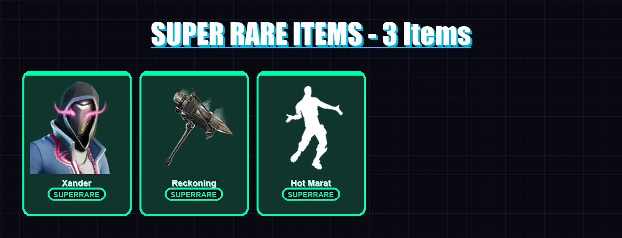 [PC/PSN] | Xander | Lynx | Menace | Mandalorian | Zenith | 38 skin | 46 pickaxe | 64 emote | 43 glider | Lv570