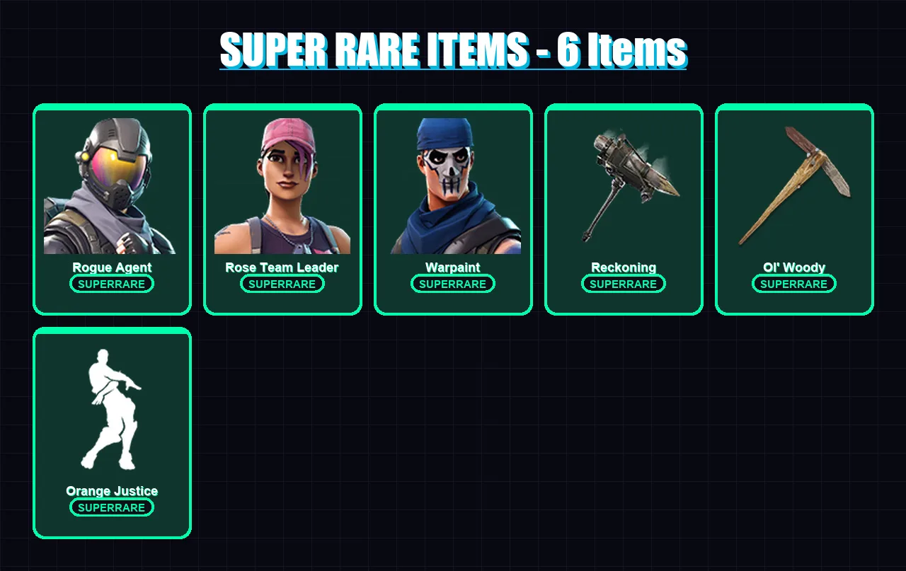 [PC/XBOX/PSN] | Rogue Agent | Rose Team Leader | Warpaint | A.I.M. | Gear Specialist Maya | 46 skin | 40 pickaxe | 51 emote | 49 glider | Lv697