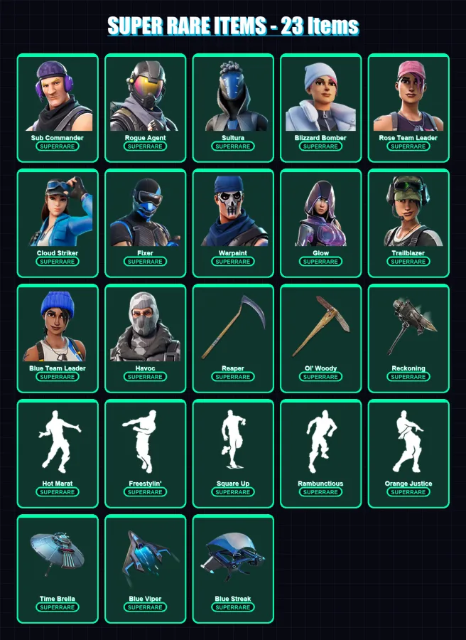 [PS4/PS5/XBOX/PC] | Sub Commander | Rogue Agent | Sultura | 133 skin | Lv2089