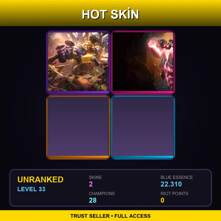 EUW | Lv33 | Unranked | 2 Skin | 28 Champ — Battlecast Xerath