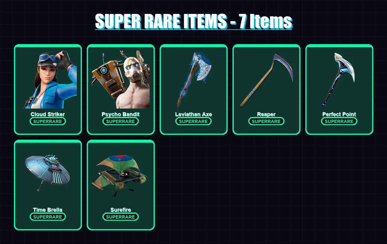 [PC/XBOX] | Cloud Striker | Psycho Bandit | Glimmer | Midas | Gear Specialist Maya | 101 skin | 111 pickaxe | 86 emote | 74 glider | Lv1357 — Fortnite account