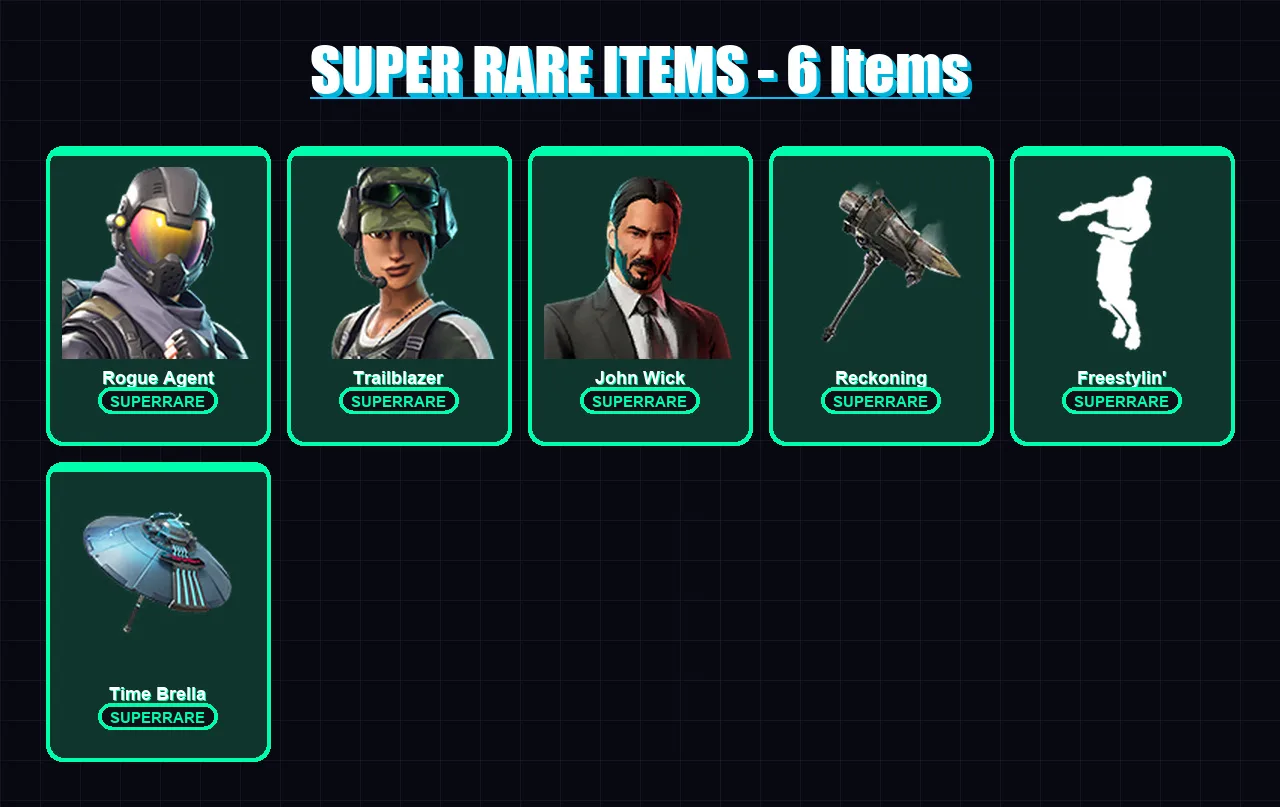 [PC/PSN] | Rogue Agent | Trailblazer | John Wick | Deadpool | Gear Specialist Maya | 30 skin | 34 pickaxe | 25 emote | 29 glider | Lv403