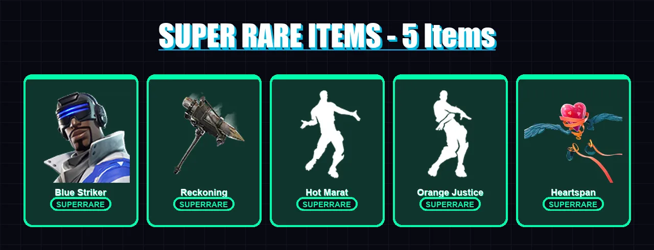 [PC/XBOX/PSN] | Blue Striker | Blackheart | The Prisoner | Blaze | Dire | 25 skin | 38 pickaxe | 53 emote | 50 glider | Lv979