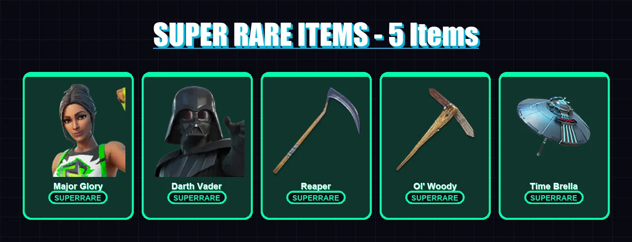 [PC/XBOX] | Major Glory | Darth Vader | Mecha Cuddle Master | Eternal Knight | Deadpool | 141 skin | 158 pickaxe | 116 emote | 125 glider | Lv2027