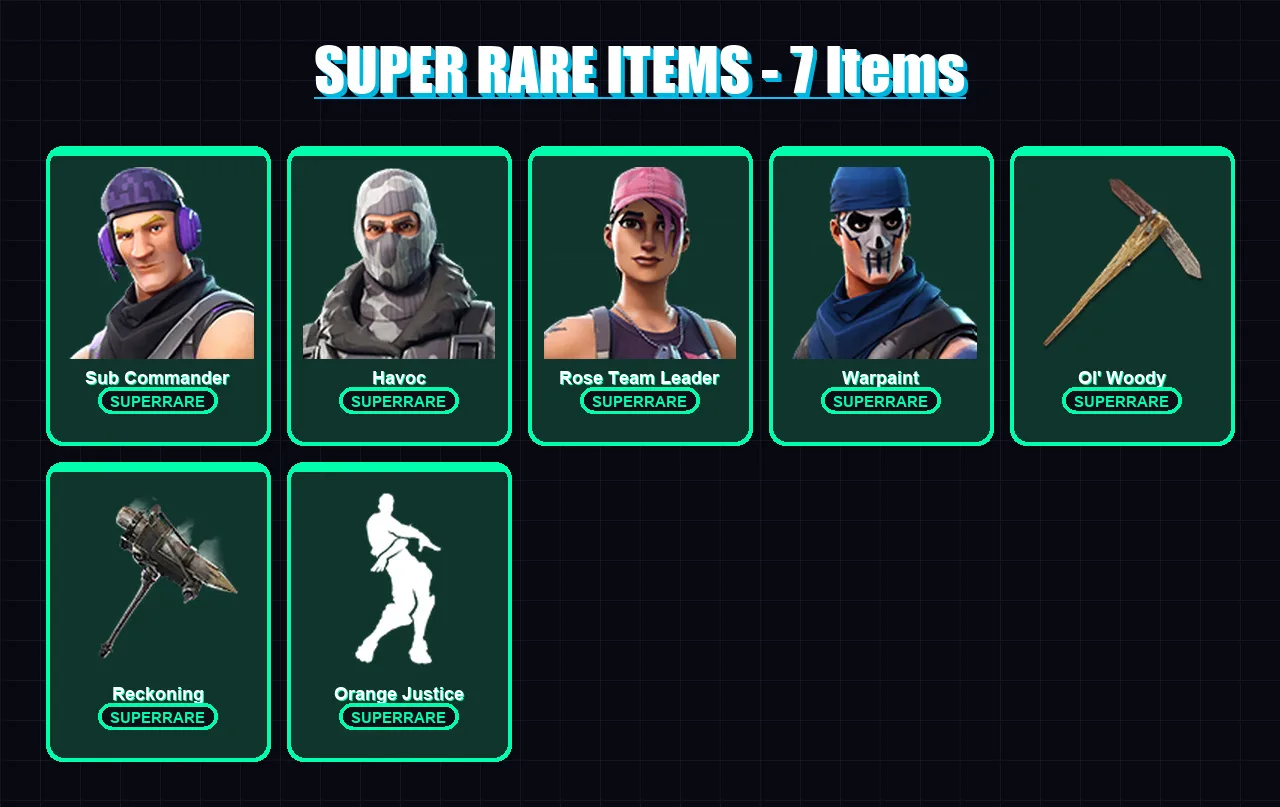 [PC/XBOX/PSN] | Sub Commander | Havoc | Rose Team Leader | Warpaint | Zenith | 66 skin | 49 pickaxe | 59 emote | 52 glider | Lv539 — Fortnite account