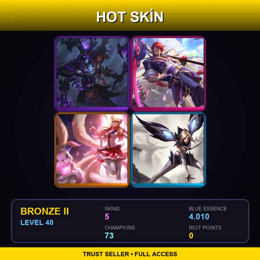 SG | Lv40 | Bronze II | 5 Skin | 73 Champ