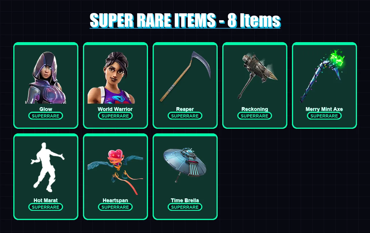 [PC/XBOX/PSN] | Glow | World Warrior | Omegarok | Blaze | The Foundation | 214 skin | 238 pickaxe | 217 emote | 175 glider | Lv2968