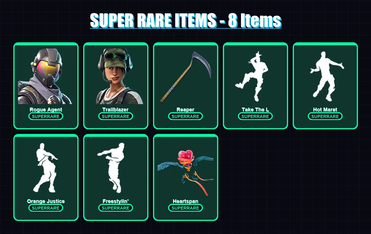 [PC/XBOX/PSN] | Rogue Agent | Trailblazer | The Ice King | Valor | Dark Voyager | 53 skin | 57 pickaxe | 51 emote | 47 glider | Lv625