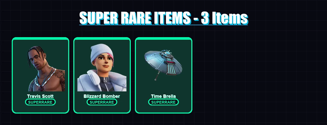 [PC/XBOX/PSN] | Travis Scott | Blizzard Bomber | Gear Specialist Maya | Spectra Knight | Fade | 72 skin | 136 pickaxe | 77 emote | 114 glider | Lv16